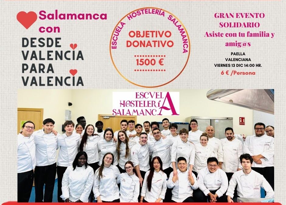 «Desde Valencia Para Valencia» Gran paella valenciana solidaria