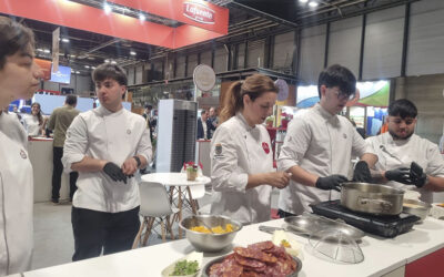 Los alumnos de Escuela Hostelería Salamanca participan activamente en el Salón Gourmets de Madrid