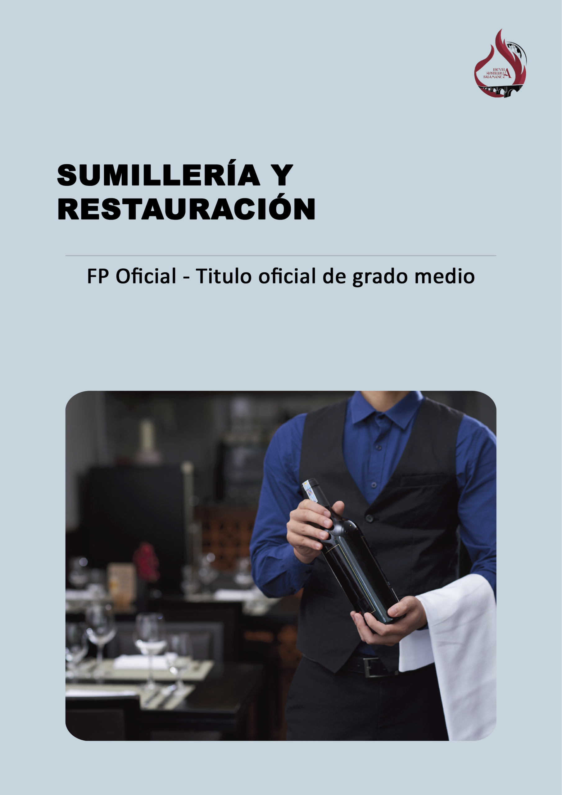 Portada folleto Sumillería y Restauración