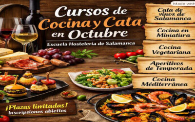 Cursos de cocina y cata de vinos en Salamanca: propuestas para este octubre